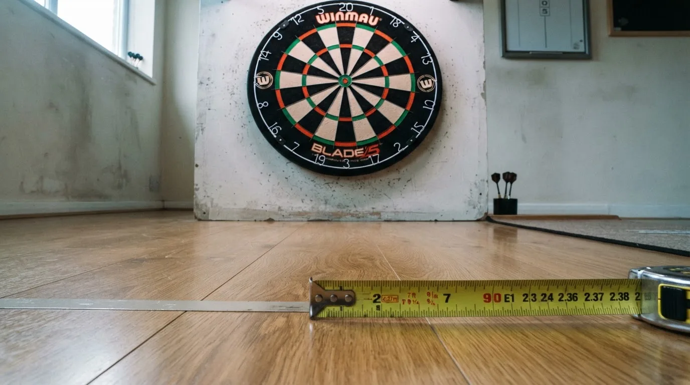 Een lege rechtszaal met houten banken in het ochtendlicht
